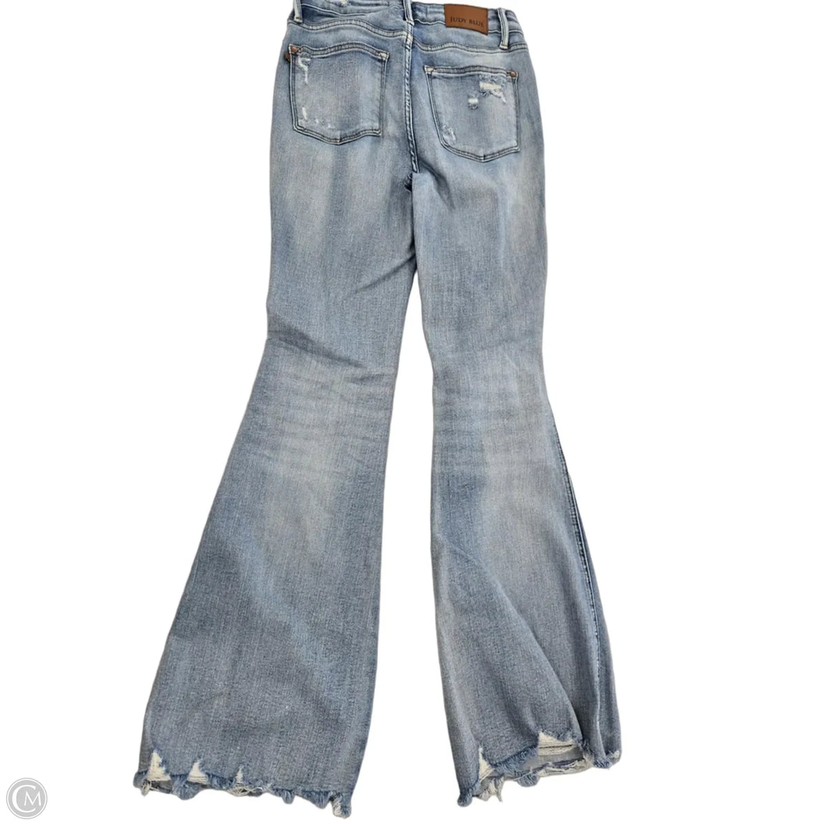 Jeans Flared By Judy Blue In Blue Denim, Size: 2