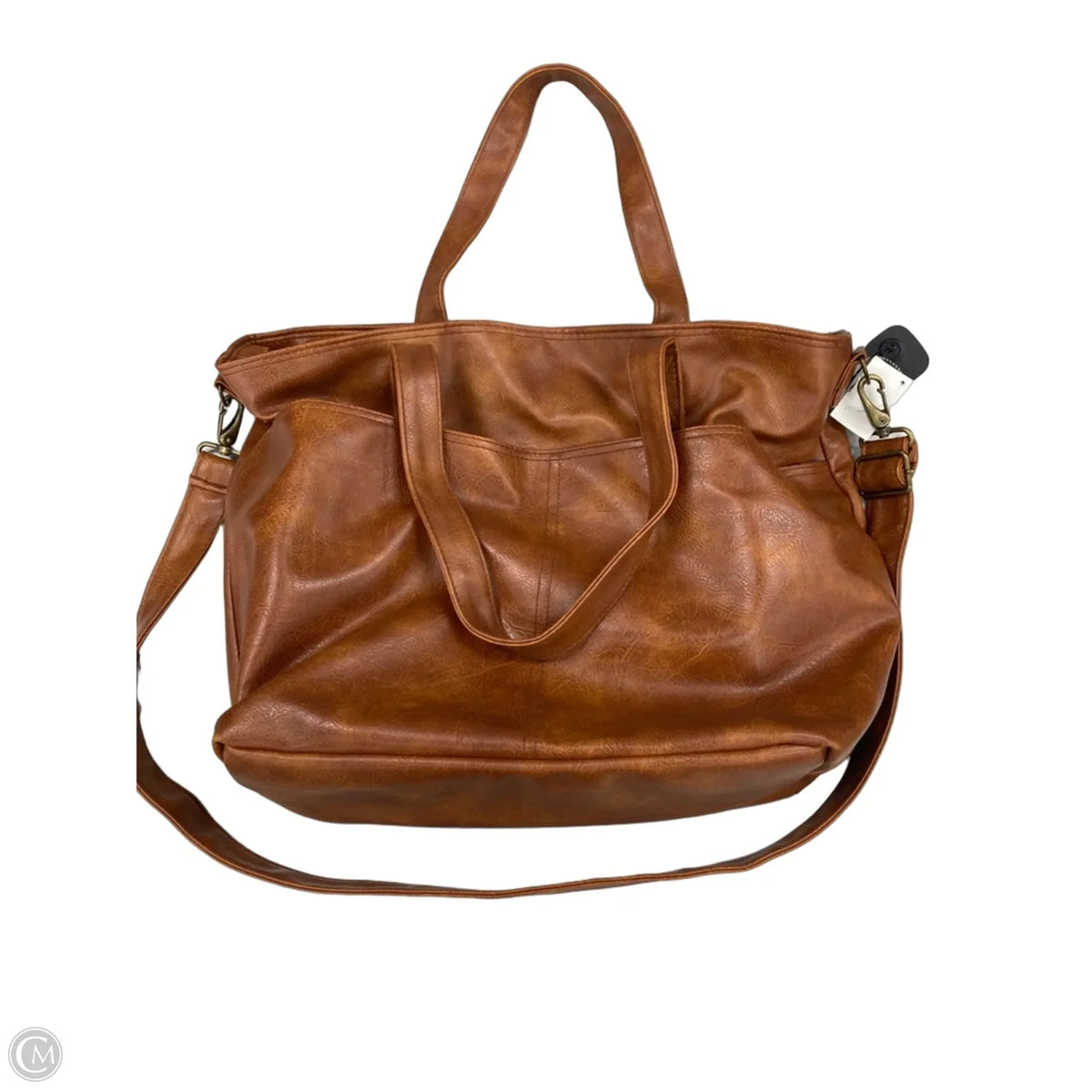 Tote Leather By Cme, Size: Large