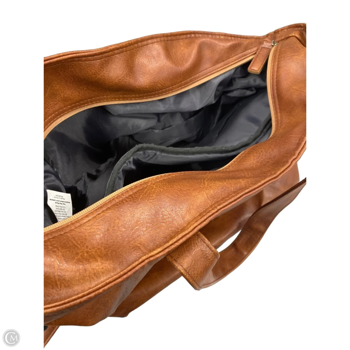 Tote Leather By Cme, Size: Large