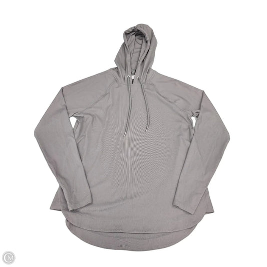 Top Long Sleeve By Sage In Grey, Size: M
