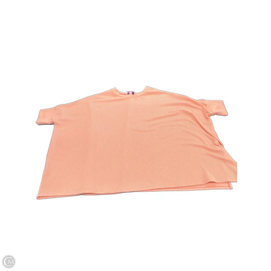 Top 3/4 Sleeve By Discount Divas In Peach, Size: L