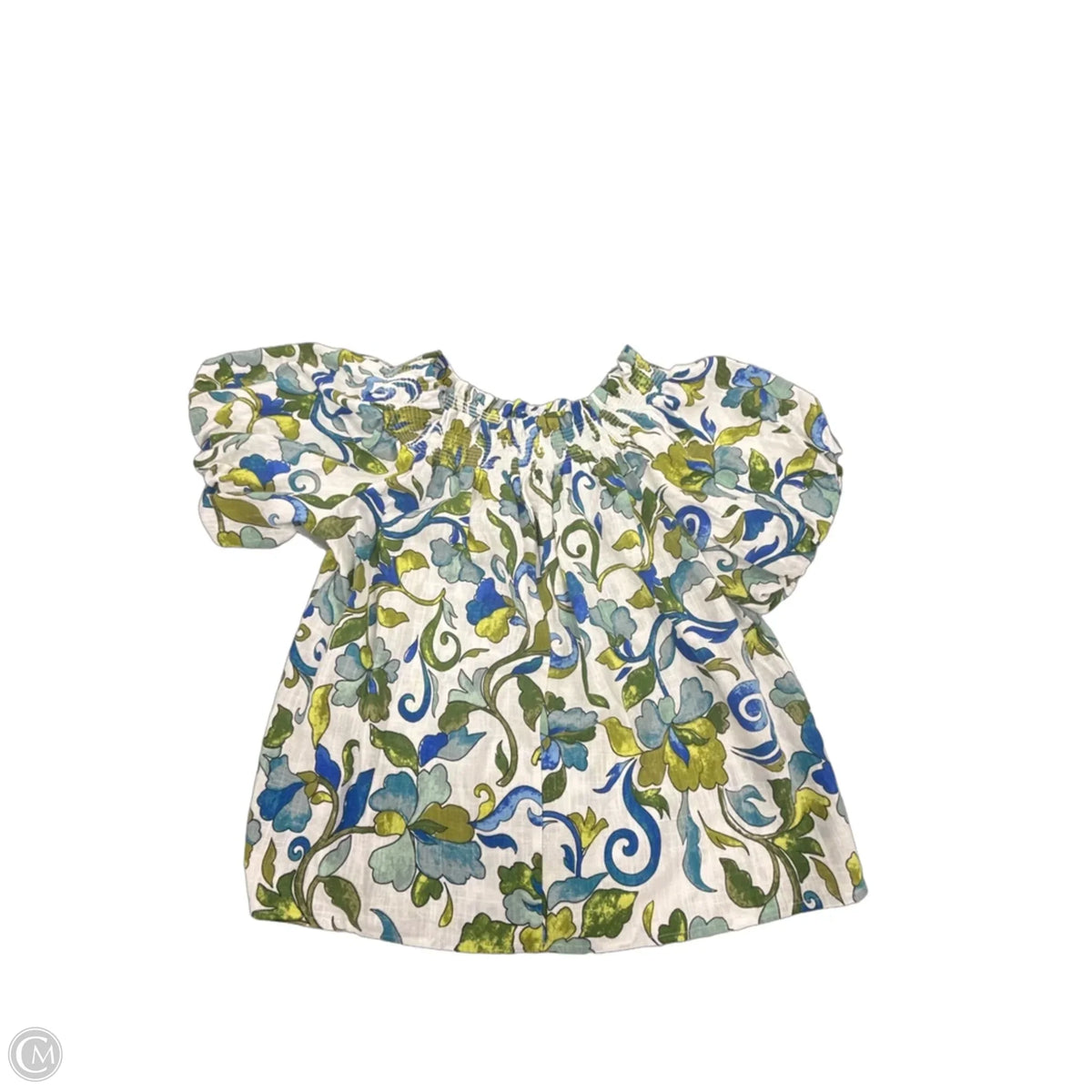 Top Short Sleeve By Cece In Floral Print, Size: L