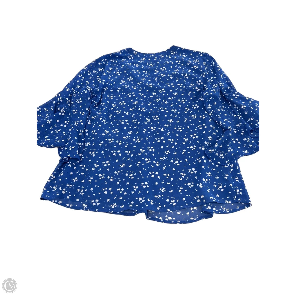 Top Short Sleeve By Timeson In Blue, Size: L