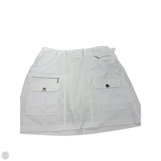 Skort By Jamie Sadock In White, Size: 12
