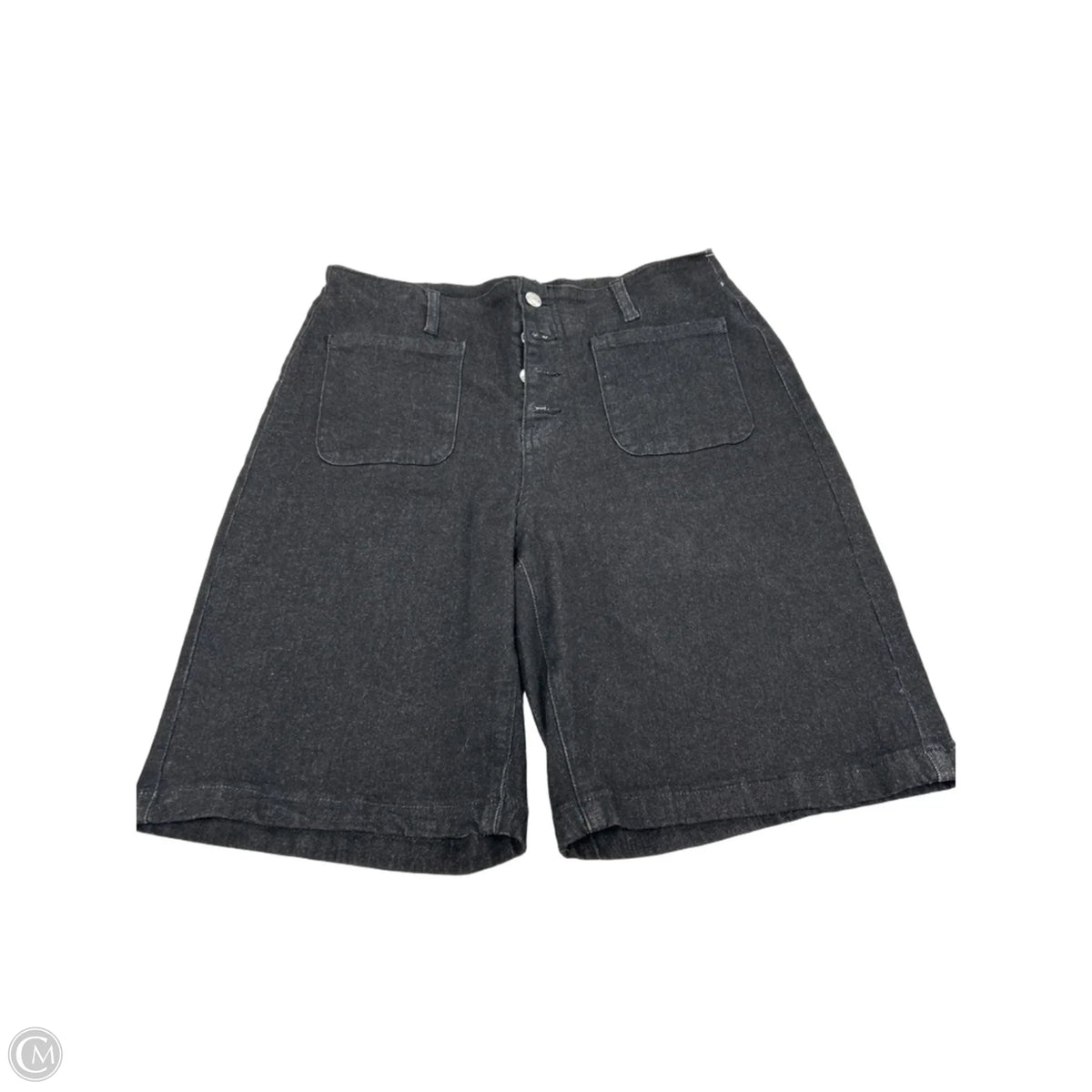 Shorts By Luvamia In Black Denim, Size: 12