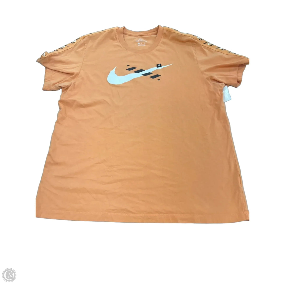Top Short Sleeve By Nike In Orange, Size: Xl