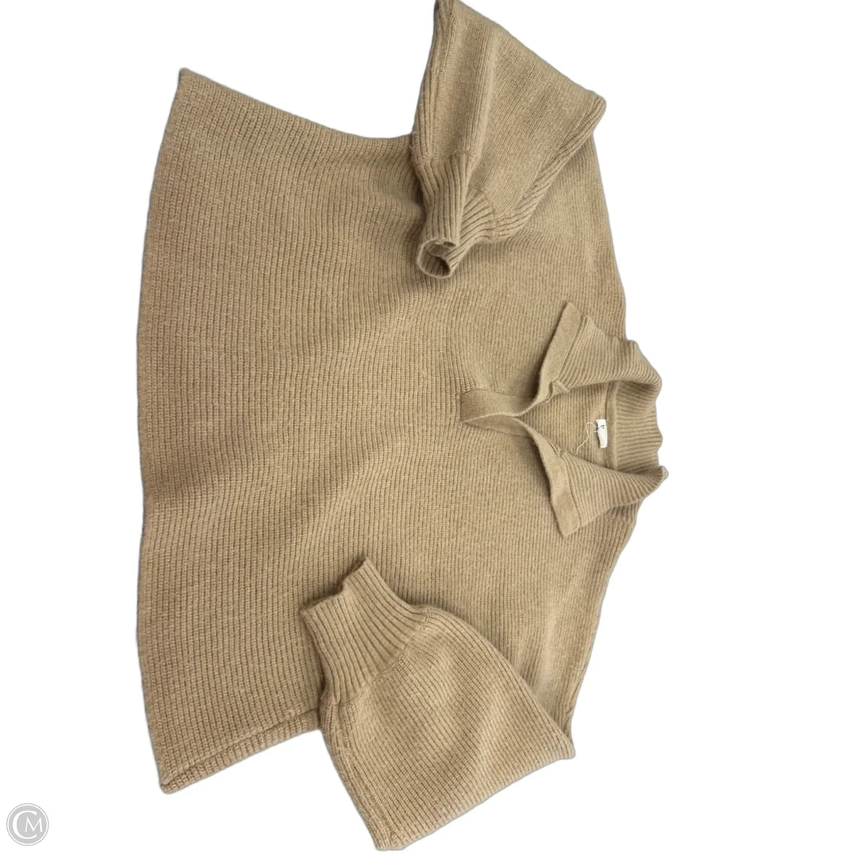Sweater By Bibi In Tan, Size: Xl
