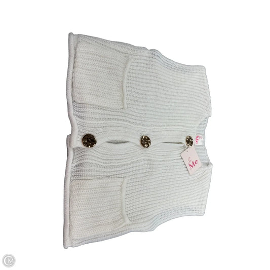 Top Sleeveless By So Me In White, Size: S
