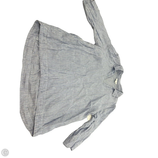 Top 3/4 Sleeve By J. Jill In Blue & White, Size: Mp