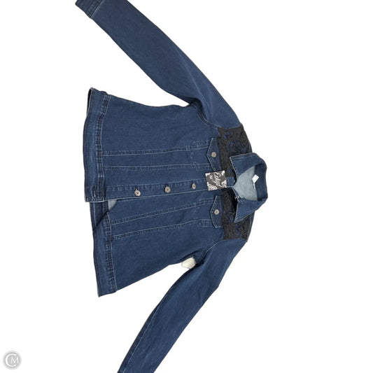 Jacket Denim By Ethyl In Blue Denim, Size: M