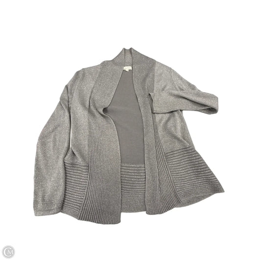 Cardigan By Studio Works In Silver, Size: S