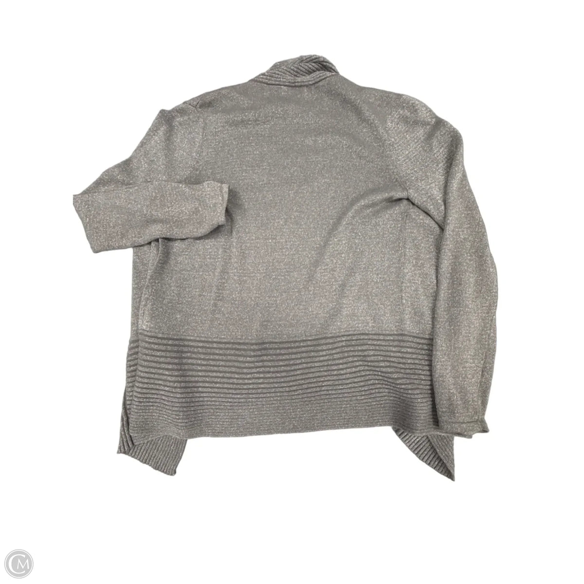 Cardigan By Studio Works In Silver, Size: S