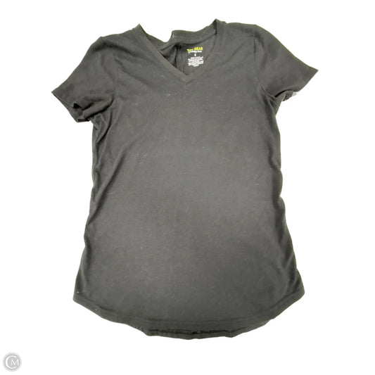 Top Short Sleeve Basic By Tek Gear In Black, Size: S