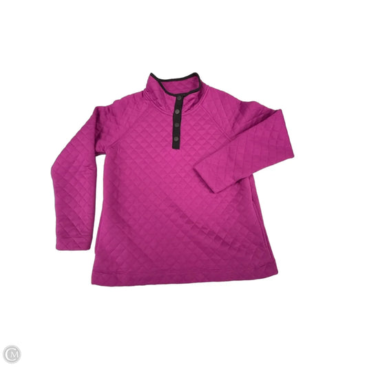 Top Long Sleeve By Christopher And Banks In Purple, Size: S