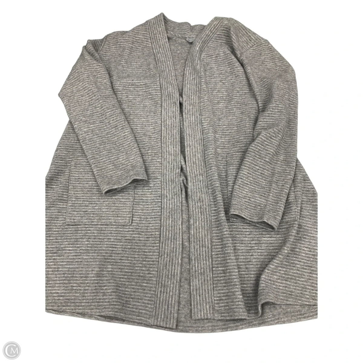 Cardigan By Susan Graver In Grey, Size: Xl