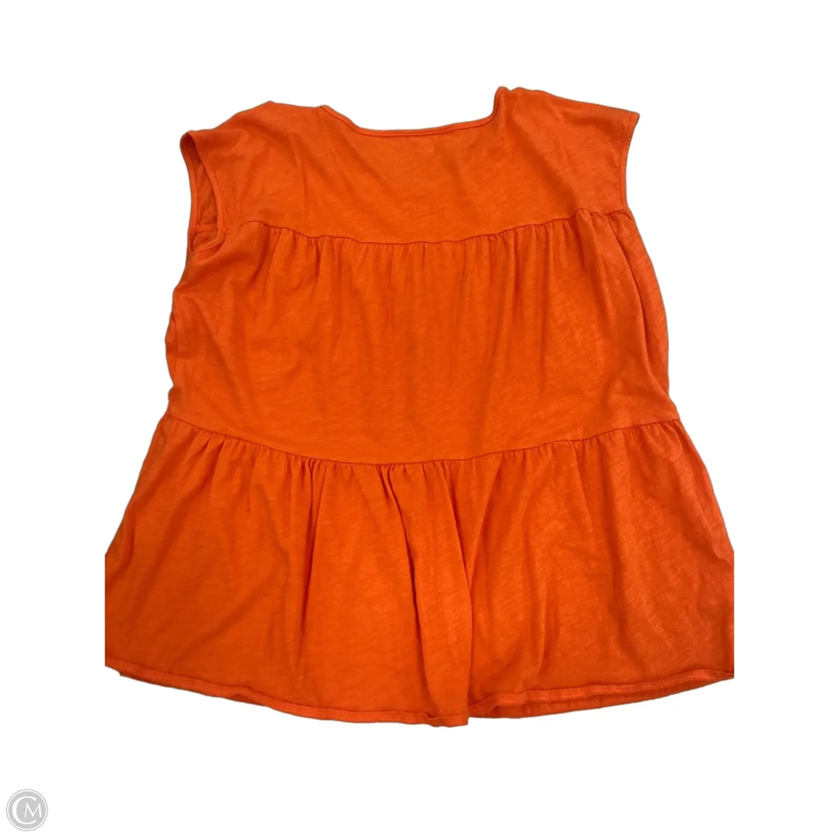 Top Sleeveless By Loft In Orange, Size: M