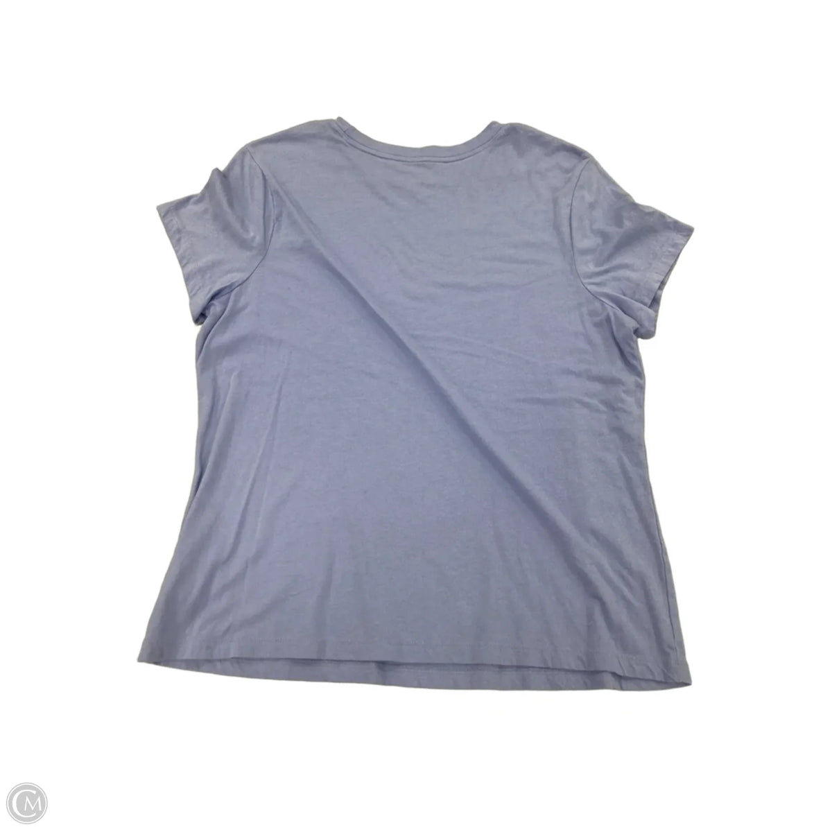 Top Short Sleeve Basic By A New Day In Blue, Size: L