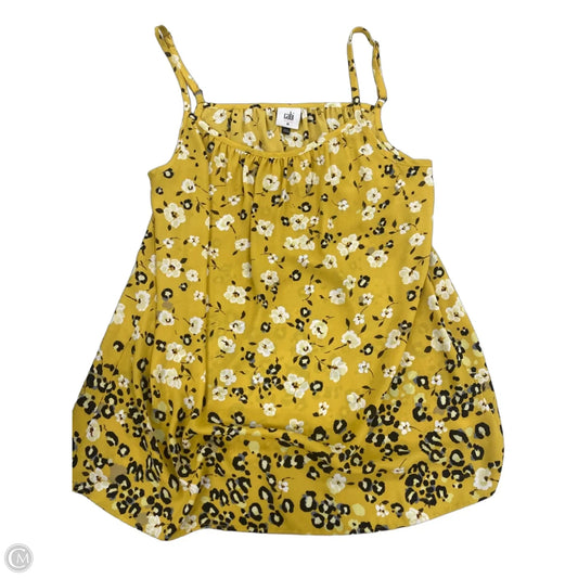 Tank Top By Cabi In Yellow, Size: M