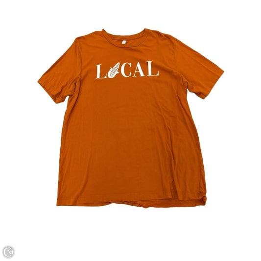 Top Short Sleeve Basic By Bella + Canvas In Orange, Size: Xl