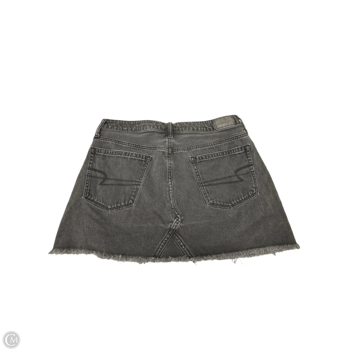 Skirt Mini & Short By American Eagle In Black Denim, Size: 12