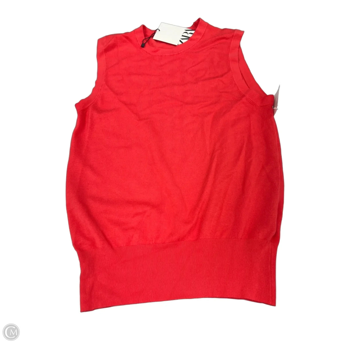 Tank Top By Zara In Red, Size: M