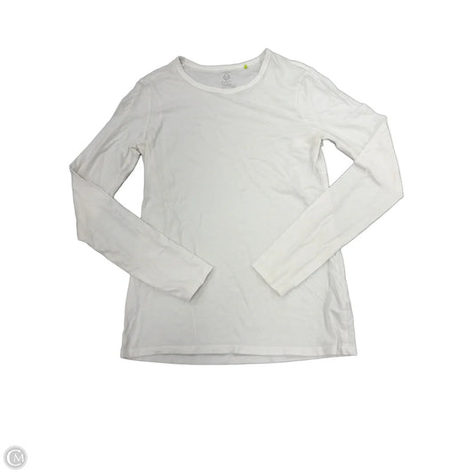 Top Long Sleeve By Cmc In White, Size: S