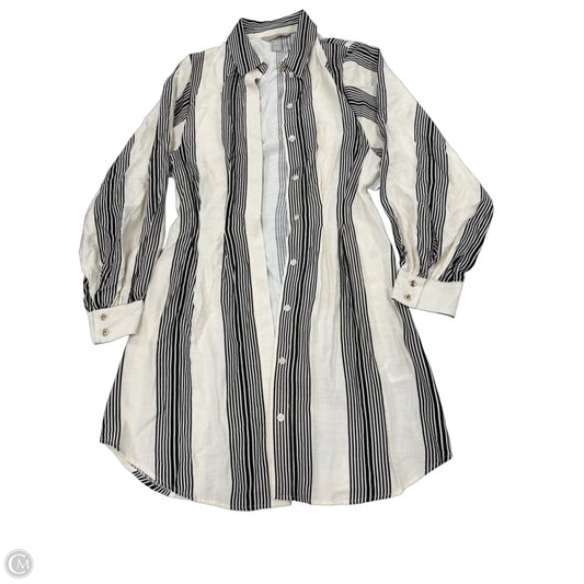 Dress Casual Short By H&m In Black & Cream, Size: Xs