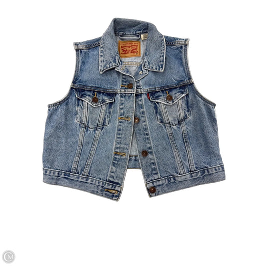 Vest Other By Levis In Blue Denim, Size: M