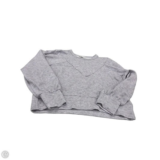 Top Long Sleeve By Allison Joy In Grey, Size: S