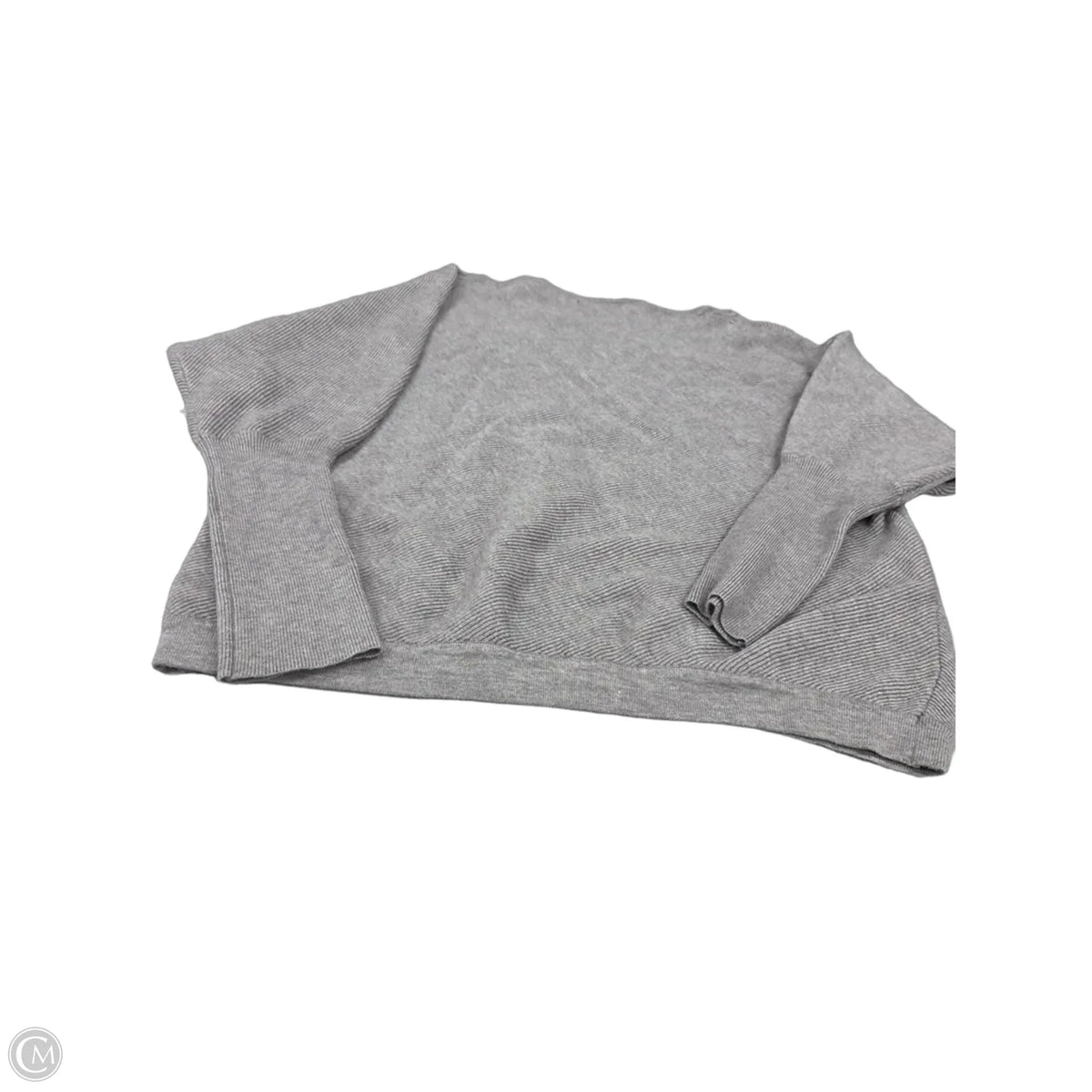 Top Long Sleeve By Cmf In Grey, Size: M