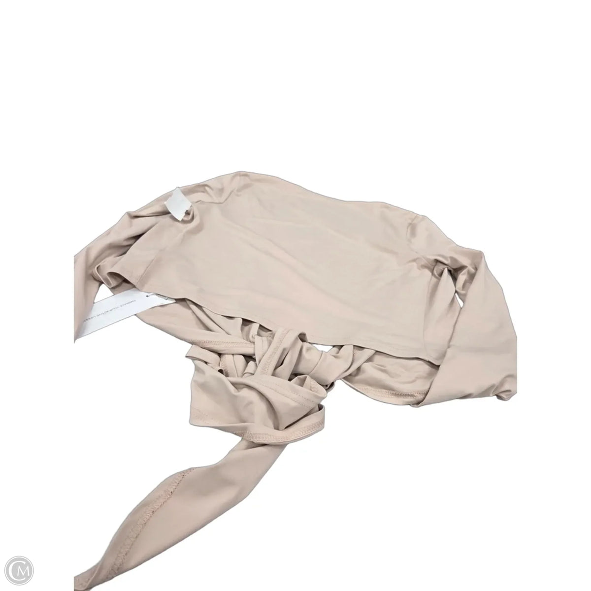 Top Long Sleeve By Cmf In Beige, Size: M