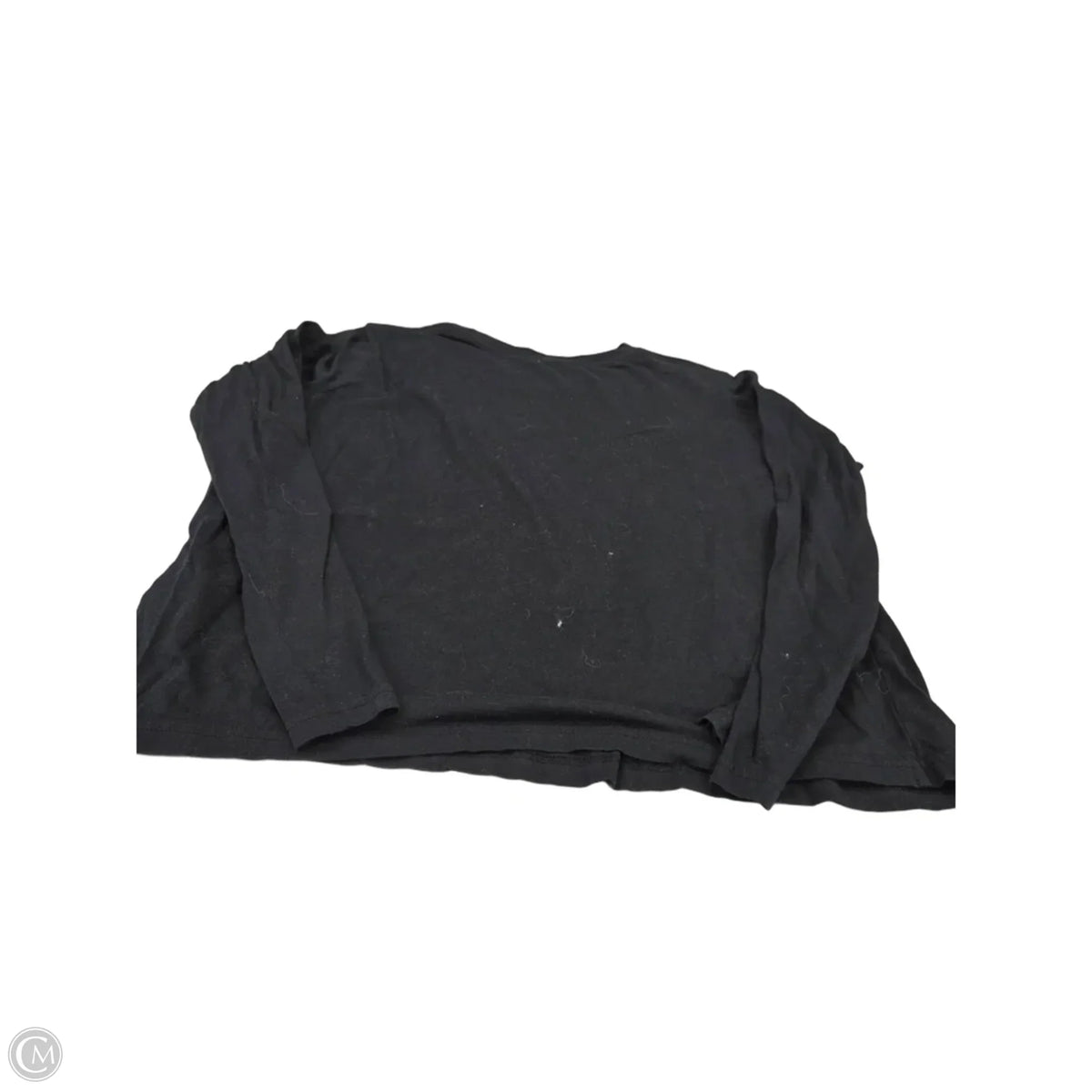 Top Long Sleeve By Cme In Black, Size: M