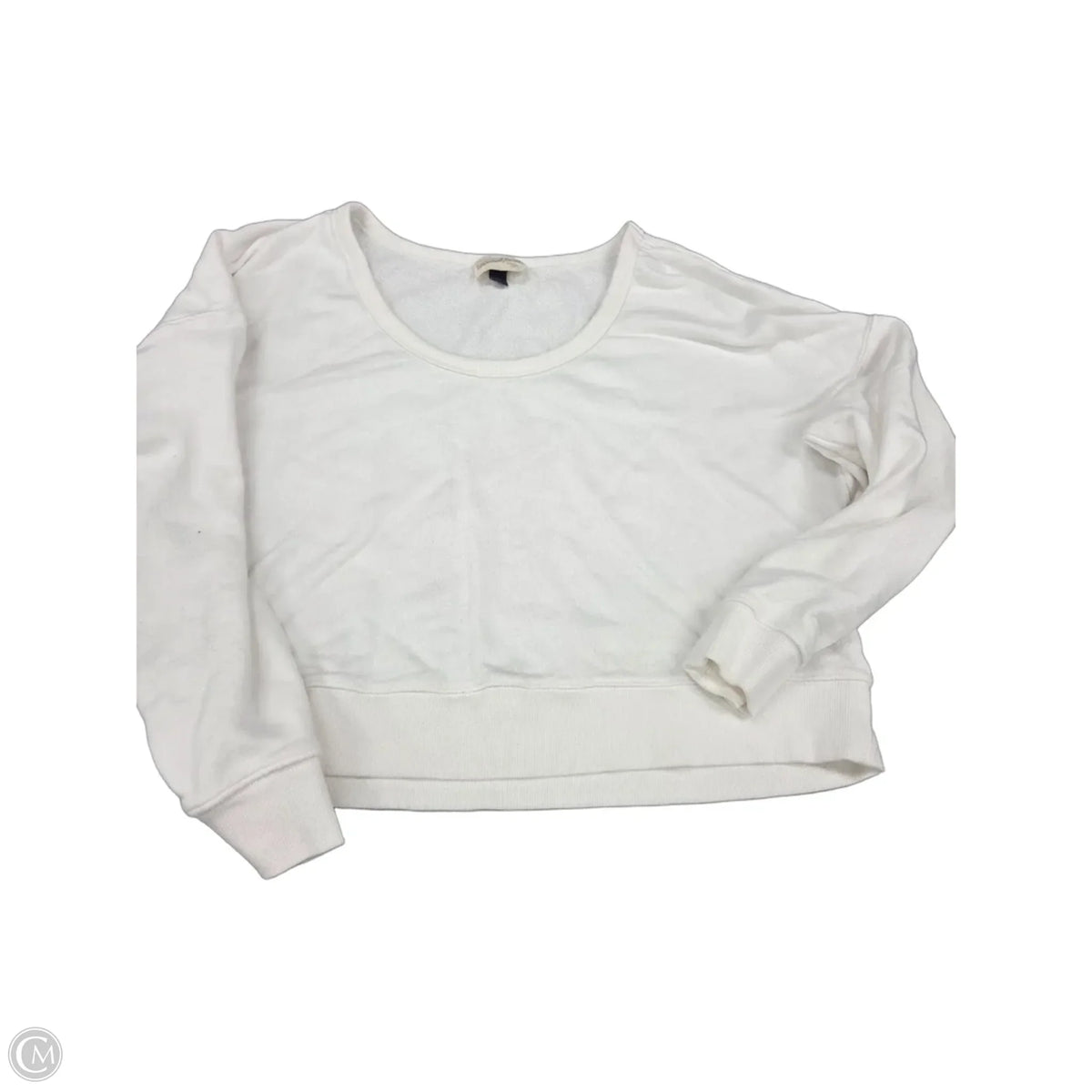 Top Long Sleeve By Universal Thread In White, Size: M