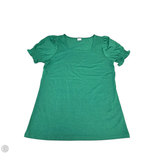 Top Short Sleeve By Wiholl In Green, Size: M