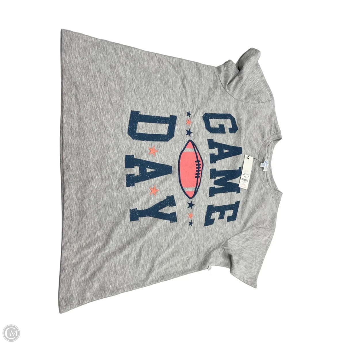 Top Short Sleeve By Blue Rain In Grey, Size: M