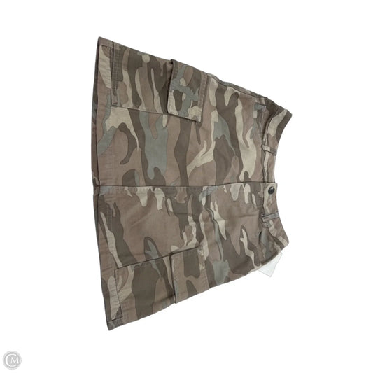 Skirt Mini & Short By Blue Rain In Camouflage Print, Size: 2