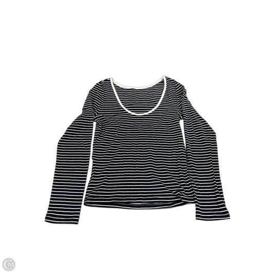 Top Long Sleeve By Universal Thread In Striped Pattern, Size: L