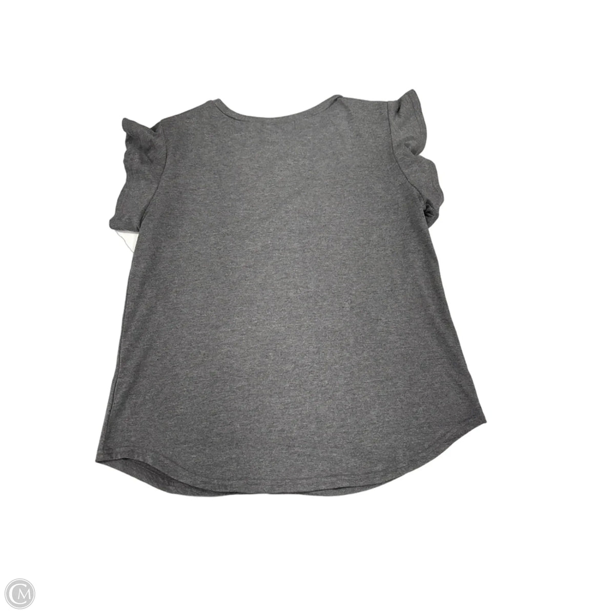Top Short Sleeve By Cmf In Grey, Size: M