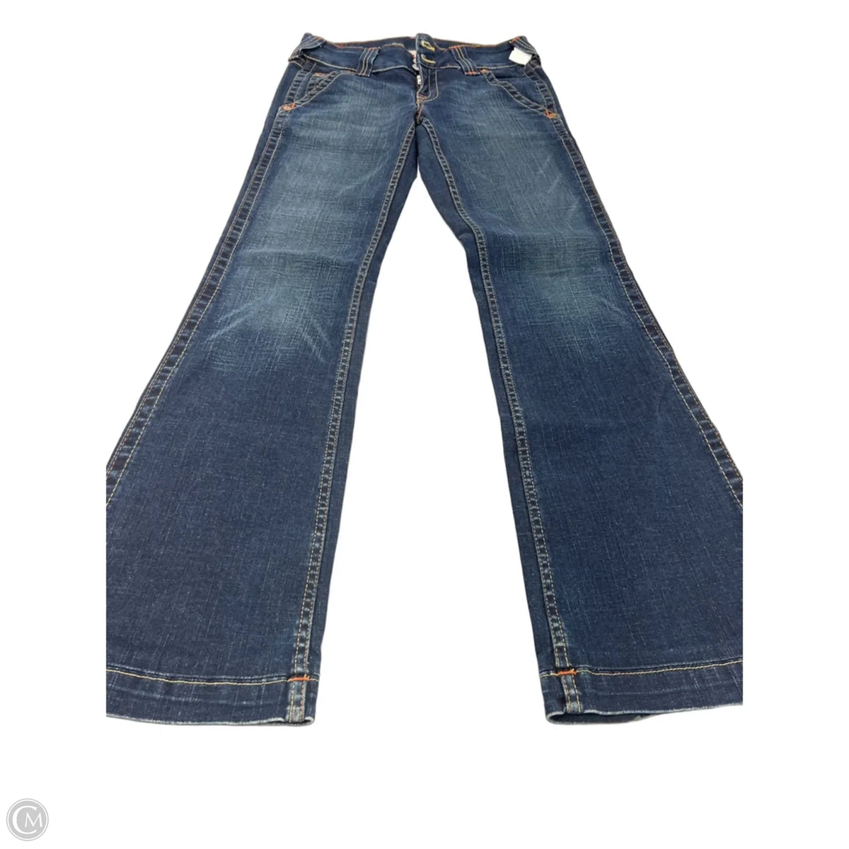 Jeans Flared By True Religion In Blue Denim, Size: 12