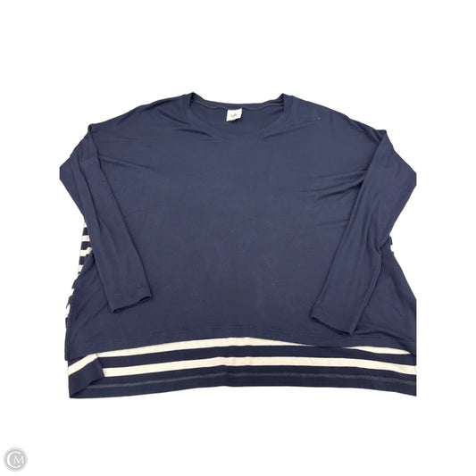 Top Long Sleeve By Cabi In Navy, Size: Xs
