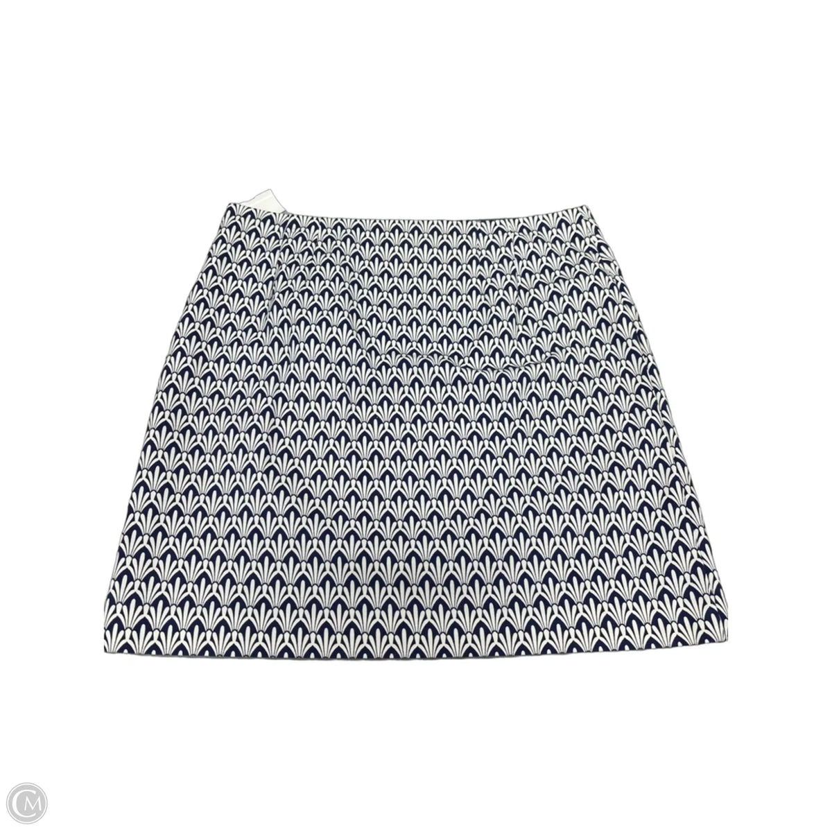 Skirt Mini & Short By Talbots In Blue & White, Size: 12