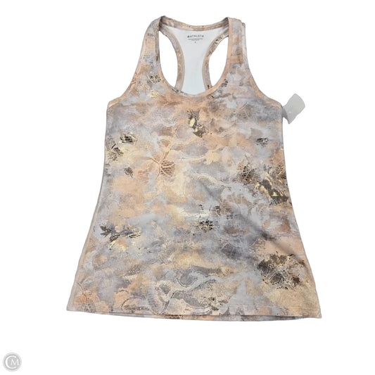 Athletic Tank Top By Athleta In Gold, Size: S