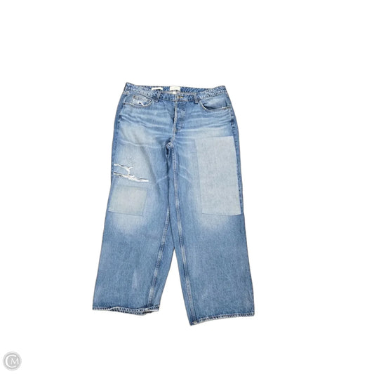 Jeans Wide Leg By Universal Thread In Blue Denim, Size: 16