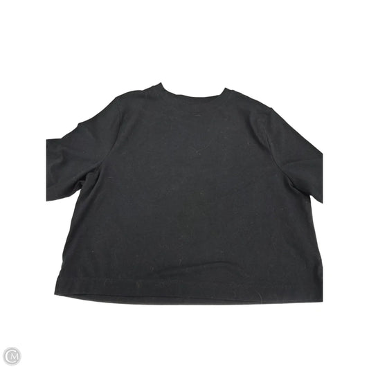 Top Short Sleeve By A New Day In Black, Size: S