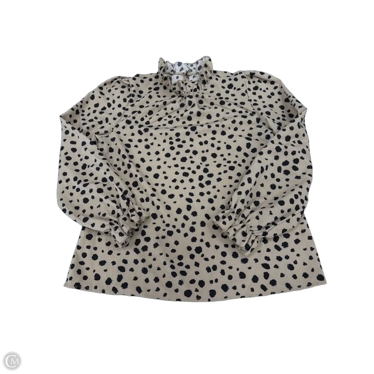 Top Long Sleeve By Cmf In Animal Print, Size: S