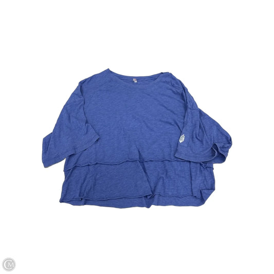 Top Short Sleeve By Free People In Blue, Size: S