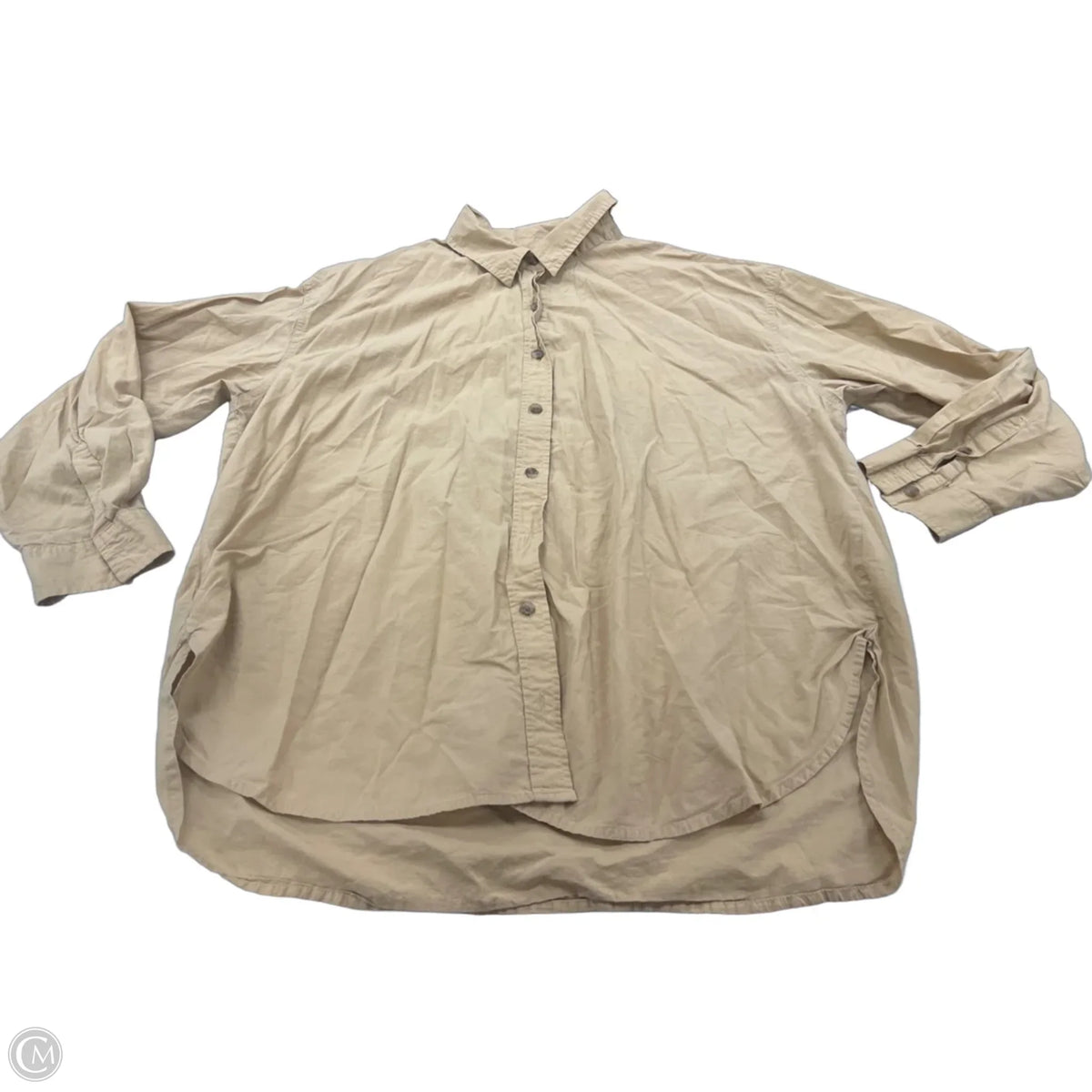 Top Long Sleeve By Universal Thread In Tan, Size: Xl