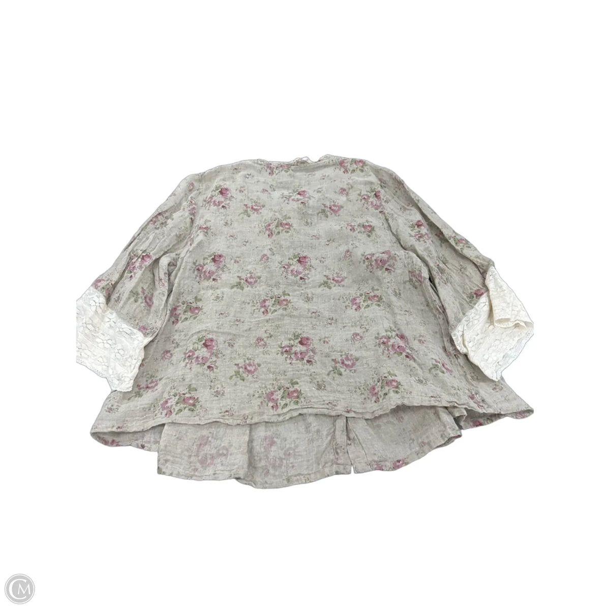 Top 3/4 Sleeve By Pol In Tan, Size: L
