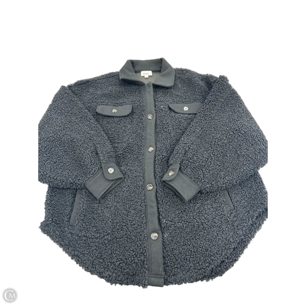 Jacket Fleece By Bibi In Black, Size: S