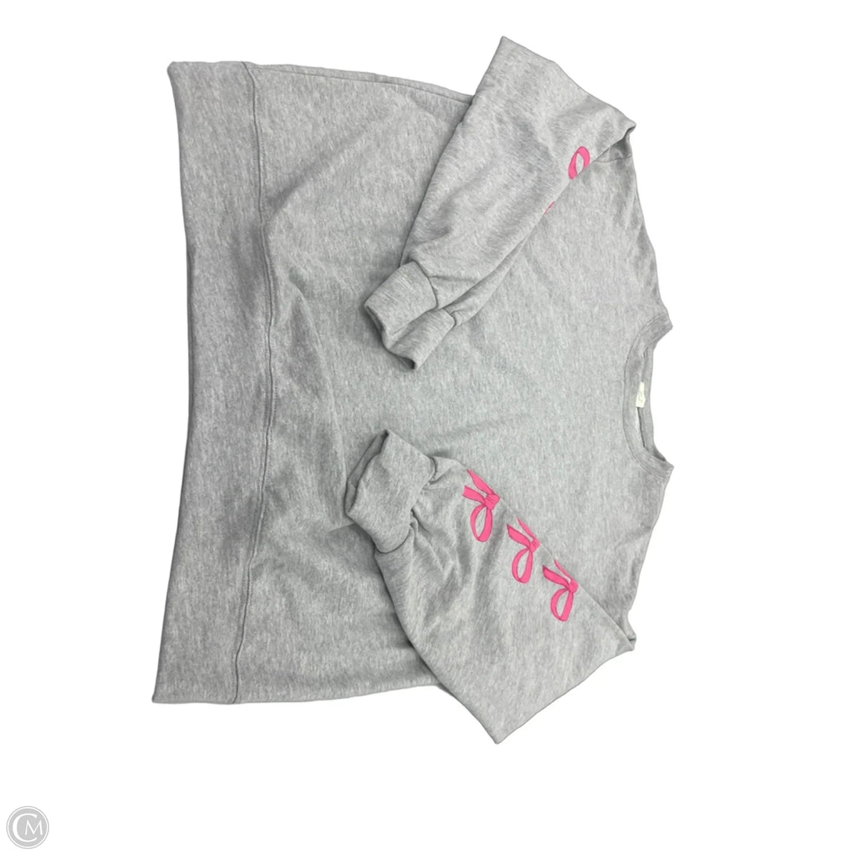 Top 2pc Long Sleeve By Cme In Grey, Size: M
